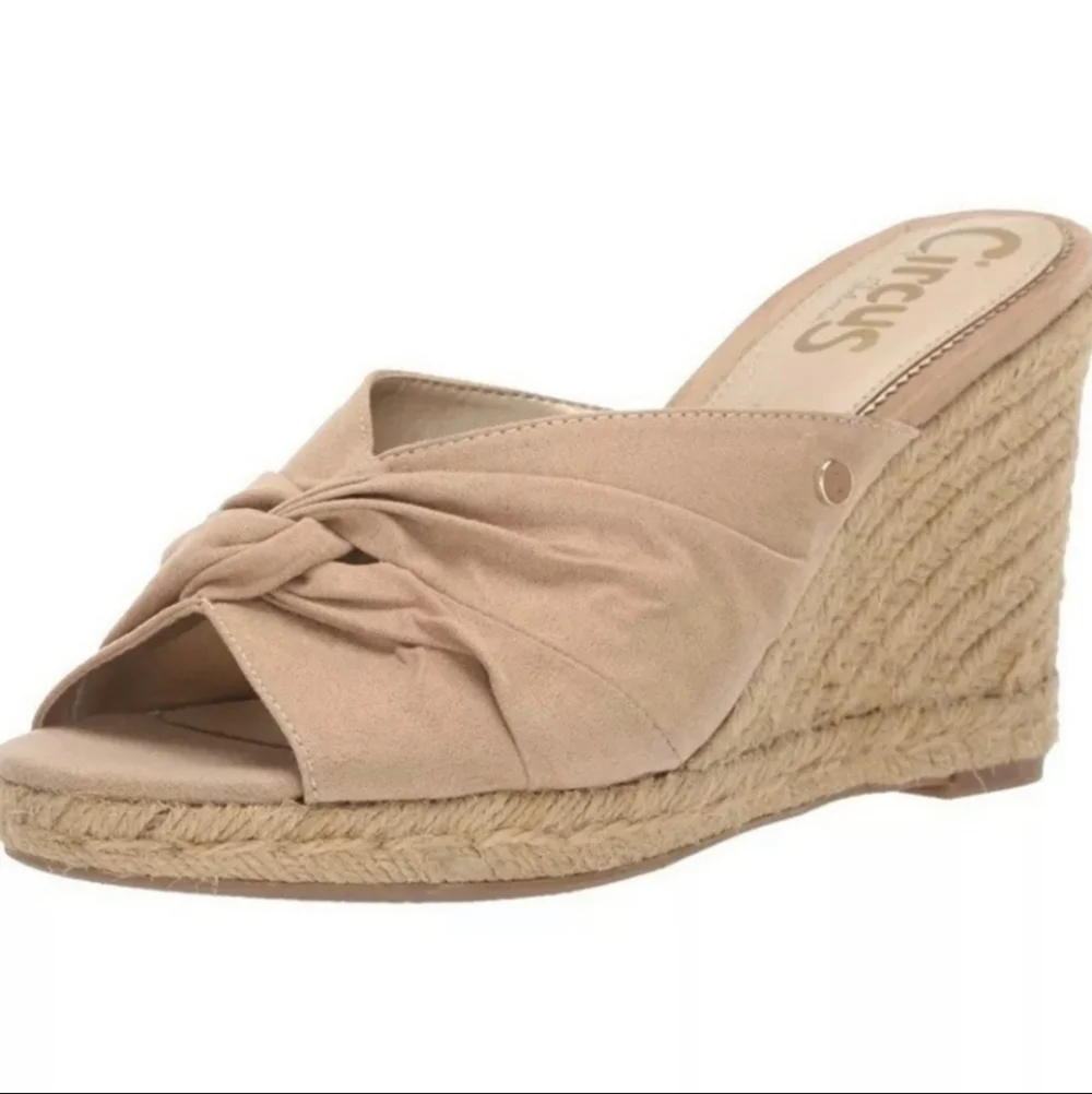 Circus by Sam Edelman Womens Bea  Espadrille Wedge Open toe sandals shoes 10M